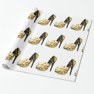 Snyggten skor glansigt slående in papper, 30" x presentpapper