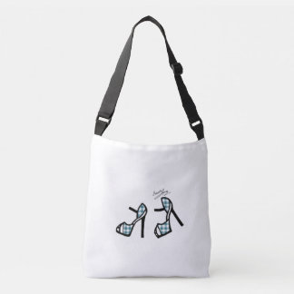 Snyggten skor trycket - krickapläd axelväska