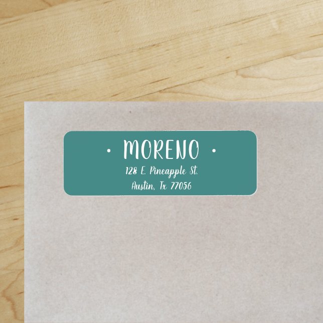 Snyggten trendig Cute | Uppgift om Returadress Returadress Etikett ("Everyday is abundantly beautiful." 
Sincerely Best Wishes from Lucky Design World)