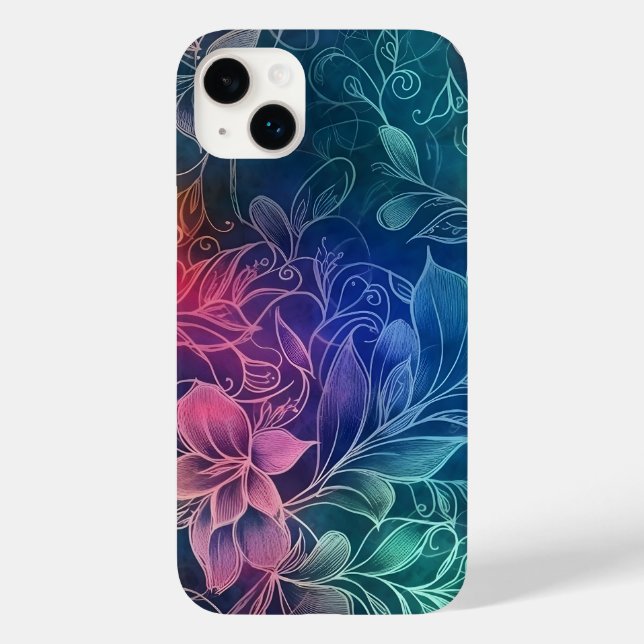 Snyggtens Abstrakt Blommigt - Elegant botanskt (Baksida)