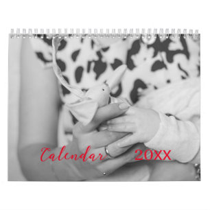Snyggtens anpassade återställer fotokalender. kalender