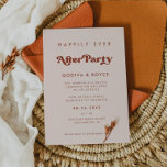 Snyggtens återfall Perfekt rosa efter party Inbjudningar<br><div class="desc">Fira bröllop med en enkel glädje efter mottagandet i party. Ett tema för chic: Anpassa denna något vintage- och snyggt typografi för din bröllop-stationär,  med ett bränt tema för orange,  terracotta,  brunt socker och persikor rosa färg. Fullständigt anpassade text,  färg och bakgrunder.</div>