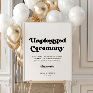 Snyggtens återinkoppling av ej ansluten ceremoni i poster