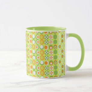 Snyggtens cirkel mönster Ringer MugMug Mugg