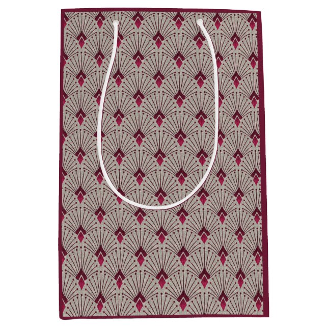 Snyggtens geometriska mönster, art deco. (Framsidan)