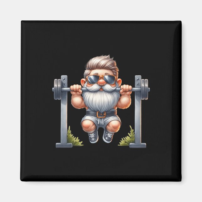 Snyggtens kropp som Bygger nome drar upp en dos Magnet (Framsidan)