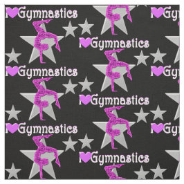 SNYGGTENS LILA OCH BLACK GYMNASTICS FABRIC TYG