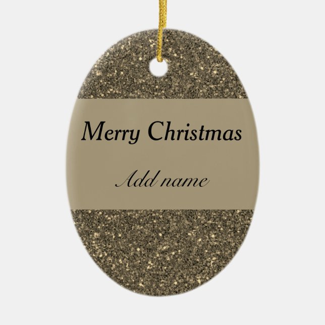 Snyggtens personlig - lägg till namn-julprydnad julgransprydnad keramik (Framsidan)