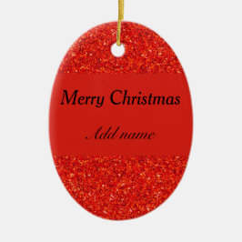 Snyggtens personlig - lägg till namn-julprydnad julgransprydnad keramik