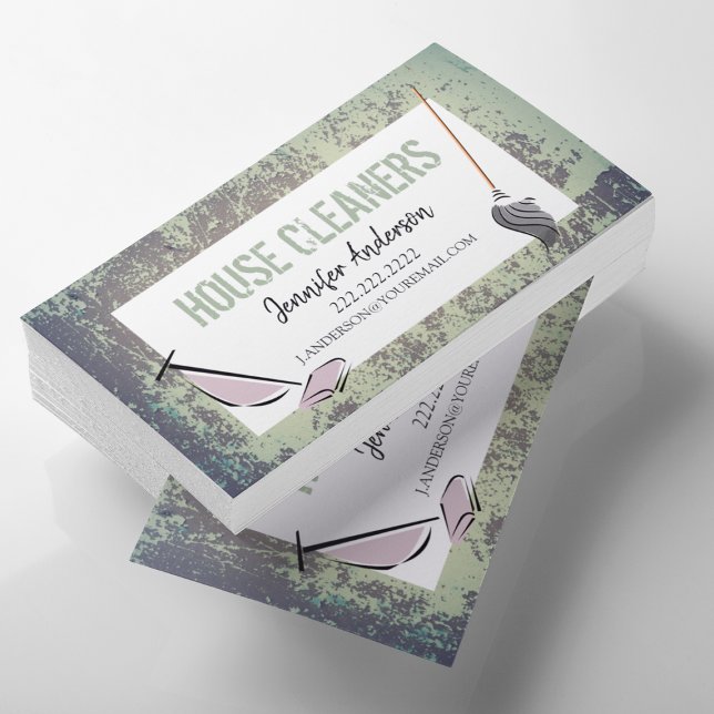 Snyggtens rengöringsmedel visitkort (Skapare uppladdad)