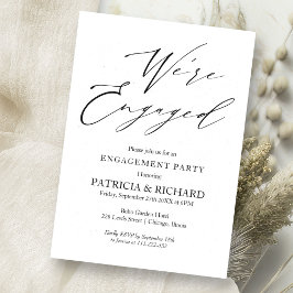 Snyggtens skript som vi är engagerade i Förlovning Inbjudningar