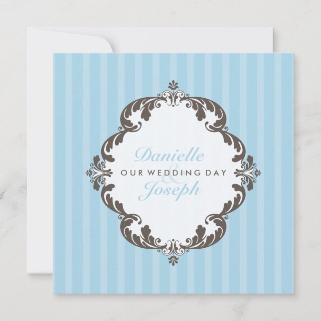 SNYGGTENS WEDING INVITATIONS: Fourish deluxe 1 Inbjudningar (Framsida)