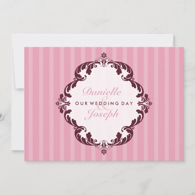 SNYGGTENS WEDING INVITATIONS: Fourish deluxe 2 Inbjudningar (Framsida)