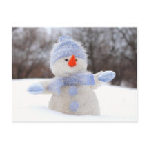 Snyuwpop met blauwe måste