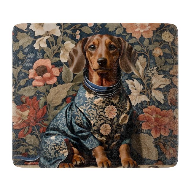 Snyval Brown Dachshund | Dachshund Porträtt (Framsidan)