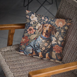 Snyval Brown Dachshund | Dachshund Porträtt Kudde
