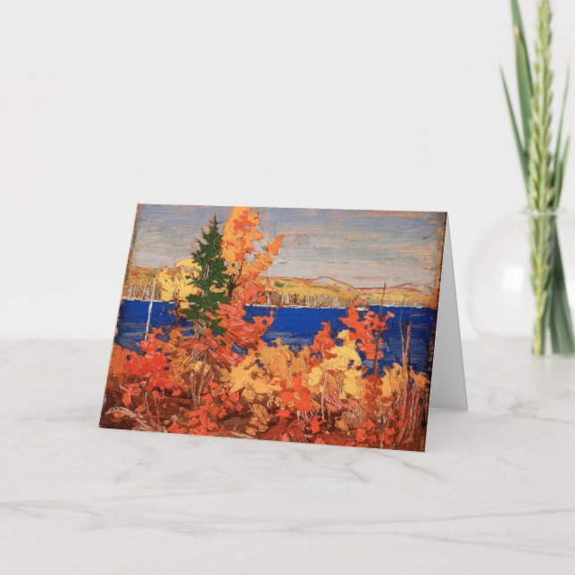 Snyval Canadian Art Autumn Foliage Tom Thomson Kort (Framsida)
