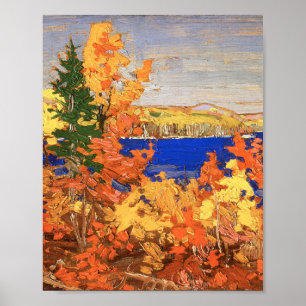 Snyval Canadian Art Autumn Foliage Tom Thomson Poster