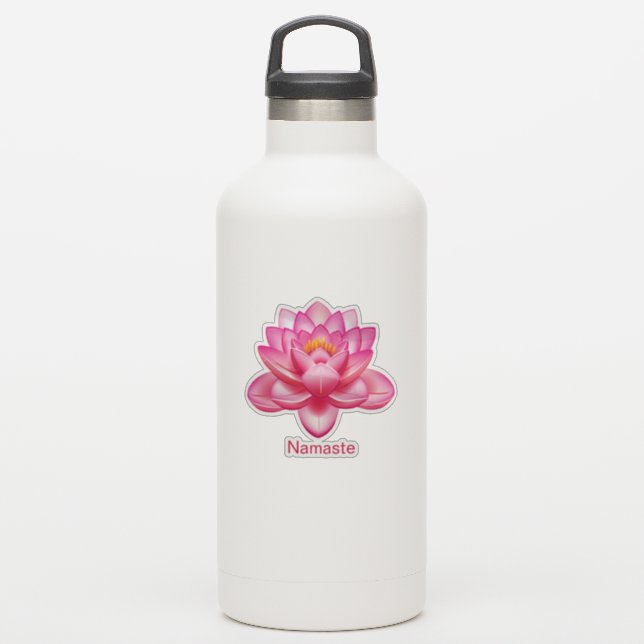 Snyval Lotus Flower Sticker Klistermärken (Vattenflaska)