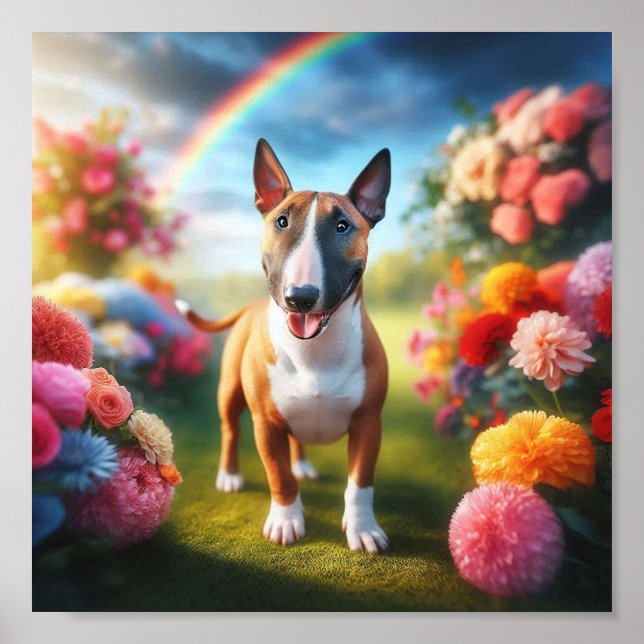 Snyval Miniature Bull Terrier Poster (Framsidan)