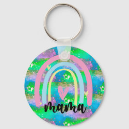 Snyval Pastel Mamma Rainbow Nyckelring
