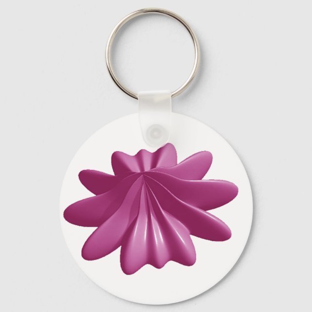 Snyval Rosa Starfish Nyckelring (Framsida)