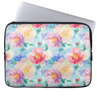 SnyVT Flower Mönster Laptop Fodral
