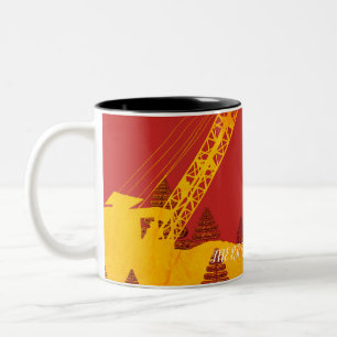 SnyVT Northwest Crane Operating Ingenjör Art Två-Tonad Mugg