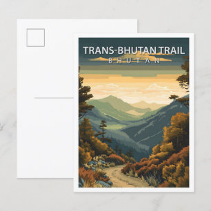 SnyVT Ställe Trans Bhutan Trail Bhutan Travel Vykort