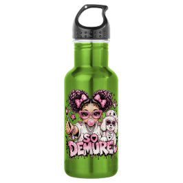 So Demure™ Rosa Glam Girl Bubblegum Vattenflaska