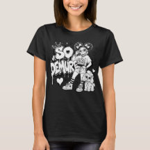 So Demure™ Tjejens Bästa Vän Dam Grafisk T-Shirt