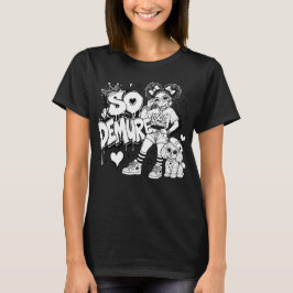 So Demure™ Tjejens Bästa Vän Dam Grafisk T-Shirt