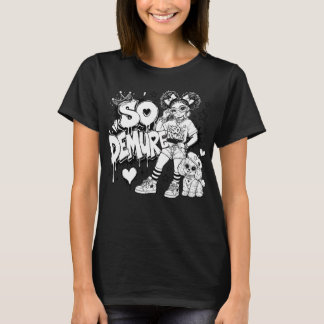 So Demure™ Tjejens Bästa Vän Dam Grafisk T-Shirt