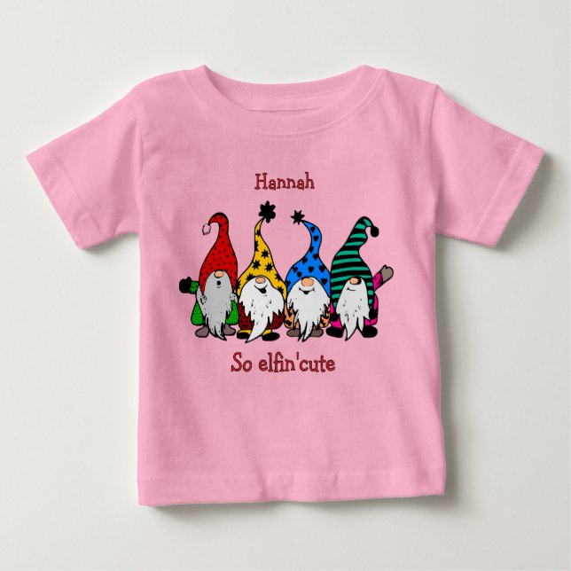 So Elfin' Cute Småbarn T-Shirt (Framsida)
