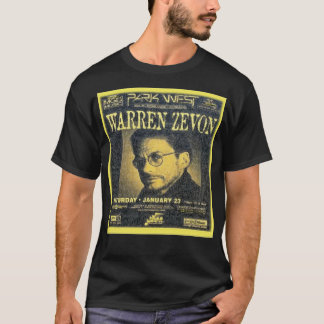 So Funny Warren Art Zevon Classic Fans T Shirt