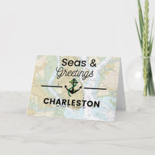 Sö & Hälsning-diagram - Charleston Helgkort