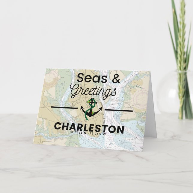 Sö & Hälsning-diagram - Charleston Helgkort (Framsida)