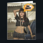 SO HETT ASIAN GIRL FUNNY BIRTHDAY BIG CARD FÖR HIM KORT<br><div class="desc">HETT-SEXY ASIAN GIRL - JOKE CARD FÖR HONOM. HAN KOMMER ATT KÄRLEK DET. LOL</div>