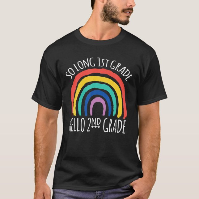 SO LONG 1St KLASS HEJ 2Nd KLASS Lärare Student T Shirt (Framsida)