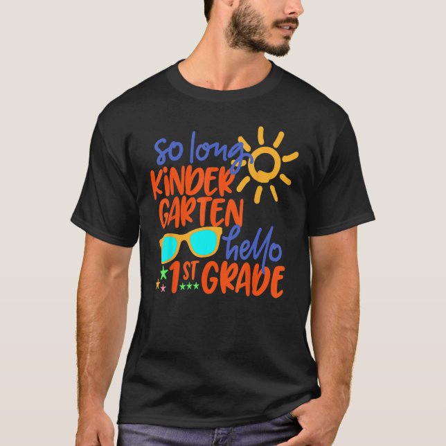 SO LONG KINDERGARTEN HEJ 1st KLASS Lärare Stude T Shirt (Framsida)