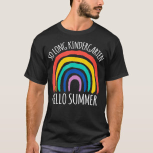 SO LONG KINDERGARTEN HEJ SOMMER Teacher Student T Shirt