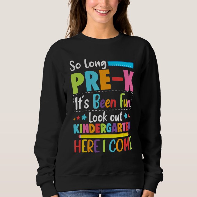 So Long Pre K Kindergarten Here I Come Students Gr T Shirt (Framsida)