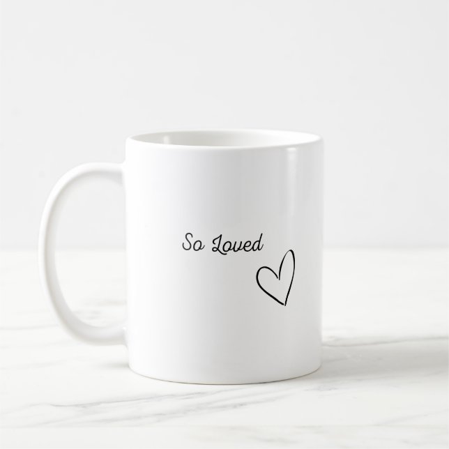 "So Loved" Mugg (Vänster)