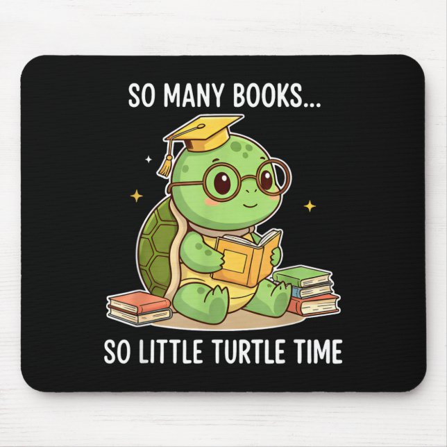 So Many Books Little Time Turtle Scholar  Musmatta (Framsidan)