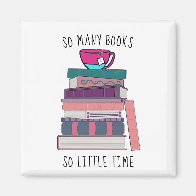 so many books so little time magnet (Framsidan)