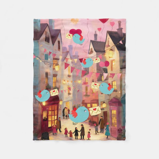 SO MANY VALENTINES FOR DELIVERY FLEECEFILT (Framsidan)