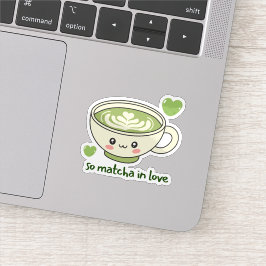 So Matcha In Love Cute Klistermärken
