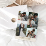 So Much Love Elegant Wedding Photo Cream Tack Kort<br><div class="desc">Simple and elegant wedding thank you card featuring 4 wedding photos with a hand written script text that says "so much love, from us to you." Message on the back of the card is editable and another picture can be added as well. This 2-sided thank you card is so timelessly...</div>