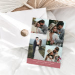So Much Love Elegant Wedding Photo Pink Tack Kort<br><div class="desc">Simple and elegant wedding thank you card featuring 4 wedding photos with a hand written script text that says "so much love, from us to you." Message on the back of the card is editable and another picture can be added as well. This 2-sided thank you card is so timelessly...</div>