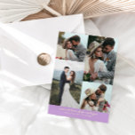 So Much Love Elegant Wedding Photo Wisteria Tack Kort<br><div class="desc">Simple and elegant wedding thank you card featuring 4 wedding photos with a hand written script text that says "so much love, from us to you." Message on the back of the card is editable and another picture can be added as well. This 2-sided thank you card is so timelessly...</div>